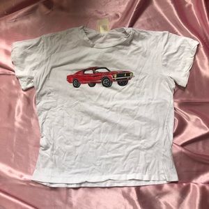 Red Car Graphic Tee